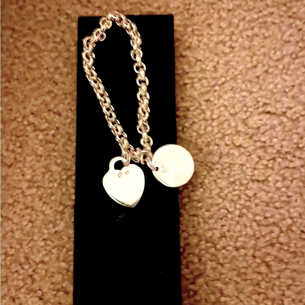Sterling silver, rolo link bracelet!